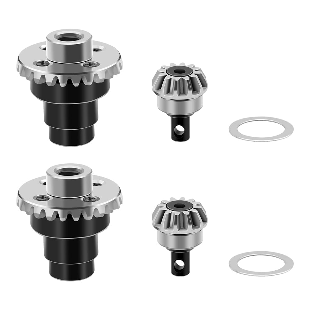 Amazon.com: GLOBACT FCX24 Axle Diff Gear Set 12/24T Steel Bevel